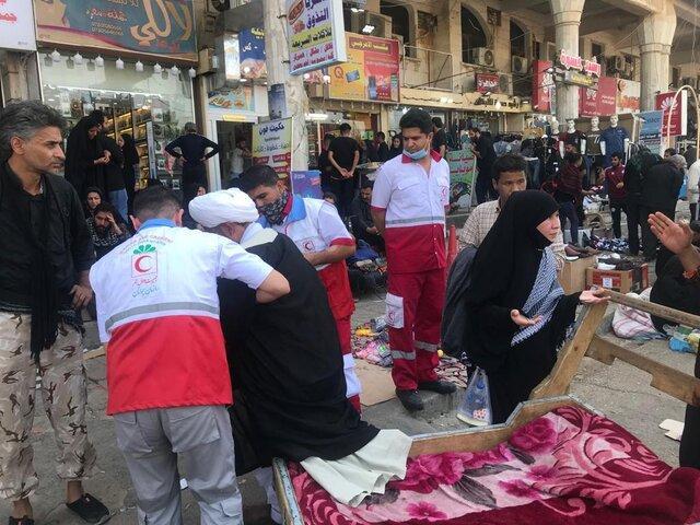 ارائه 235هزار خدمت به زائران اربعین از سوی جوانان هلال احمری ارائه 235هزار خدمت به زائران اربعین از سوی جوانان هلال احمری