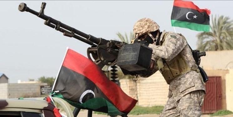 لیبی ، حمله نیروهایالسراج به مواضع شبه نظامیان حفتر در ترهونه