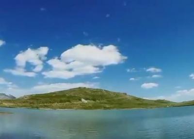 پایکوبی زیبای ابرها در تایم لپس دریاچه دالامپر