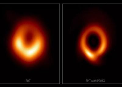 اولین عکس تاریخ از یک سیاه چاله، به دست هوش مصنوعی اصلاح شد